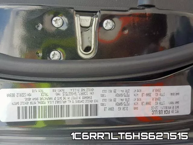 1C6RR7LT6HS627515 фото 2