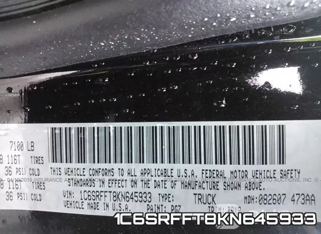 1C6SRFFT8KN645933 фото 10