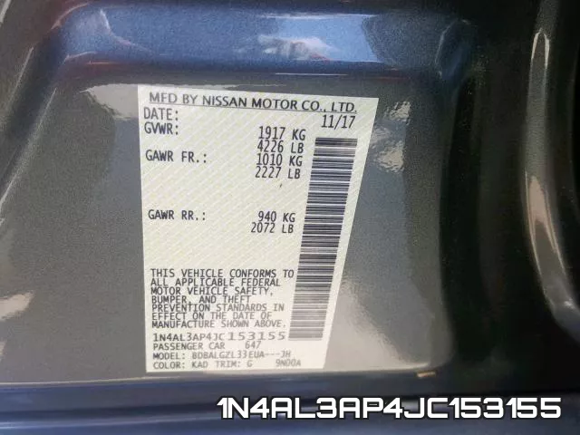 1N4AL3AP4JC153155 фото 2