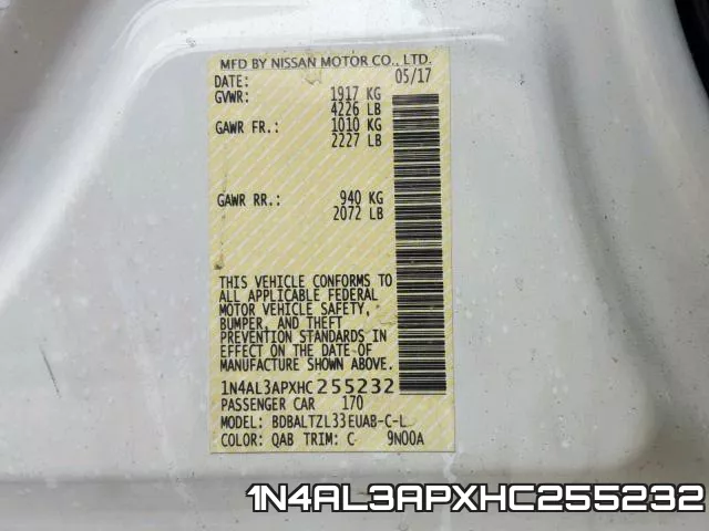 1N4AL3APXHC255232 фото 2
