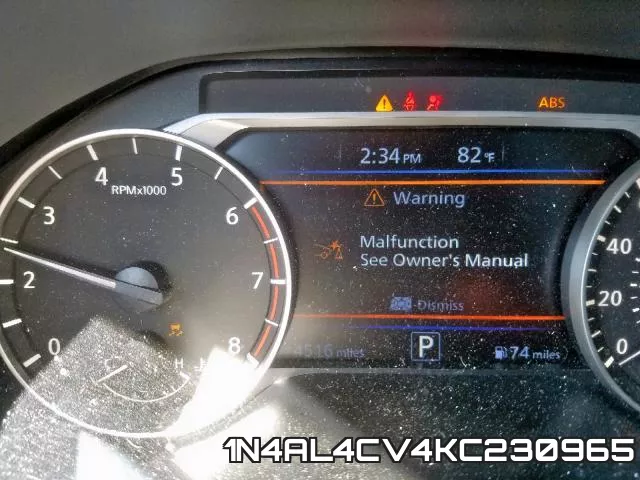 1N4AL4CV4KC230965 фото 9