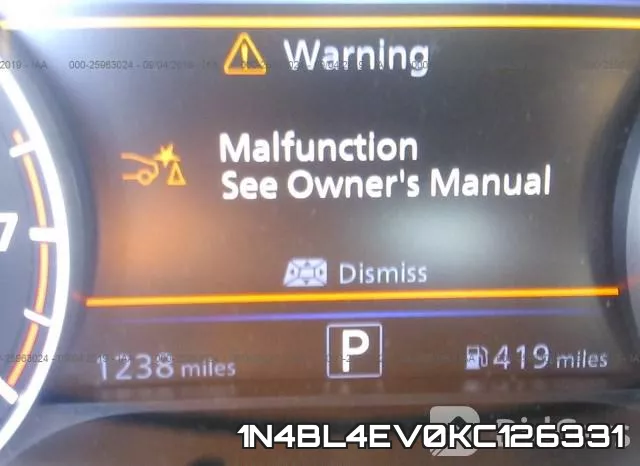1N4BL4EV0KC126331 фото 8