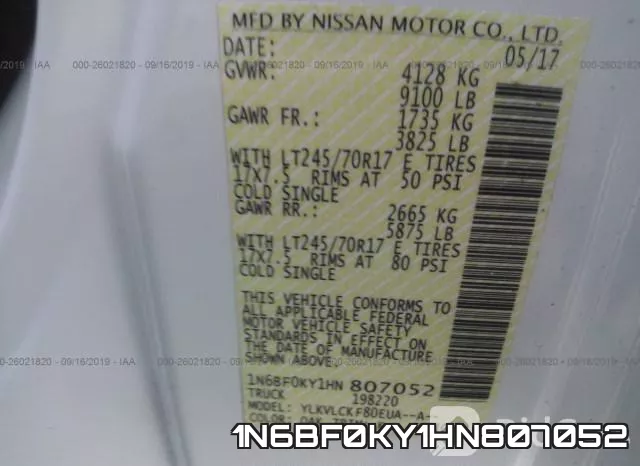 1N6BF0KY1HN807052 фото 10