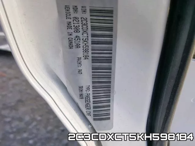2C3CDXCT5KH598184 фото 2