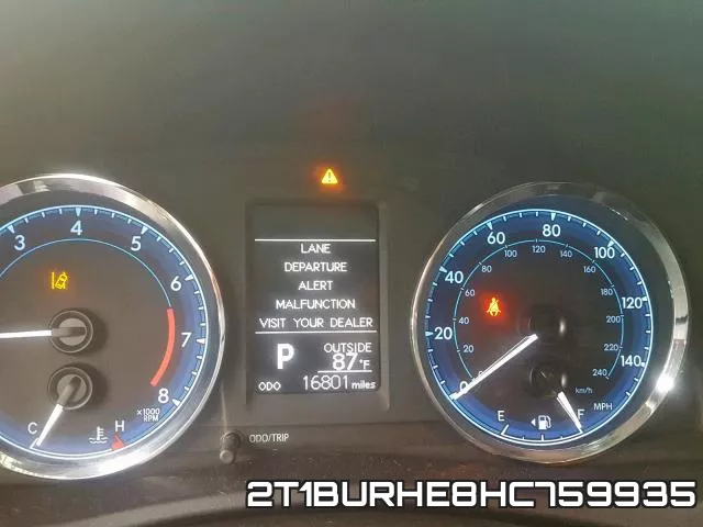 2T1BURHE8HC759935 фото 9
