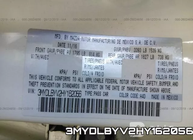 3MYDLBYV2HY162056 фото 10