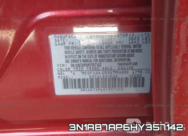 3N1AB7AP6HY357142 фото 10