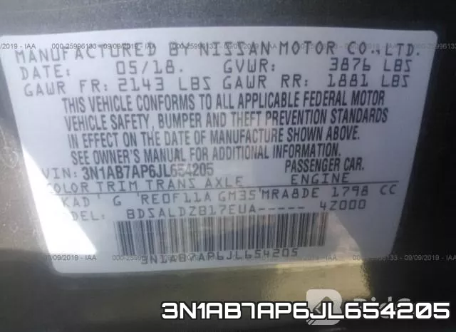 3N1AB7AP6JL654205 фото 10