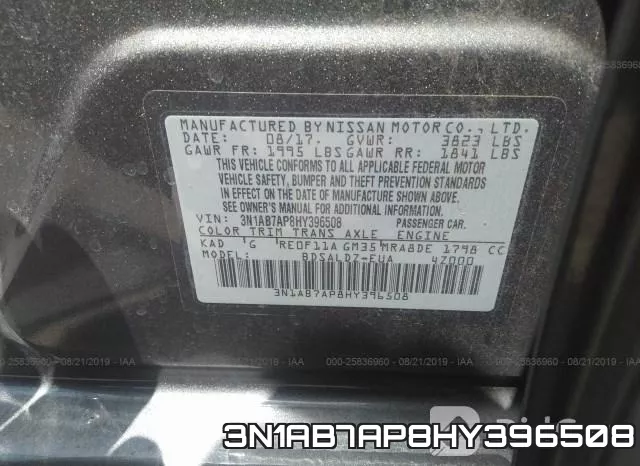 3N1AB7AP8HY396508 фото 10