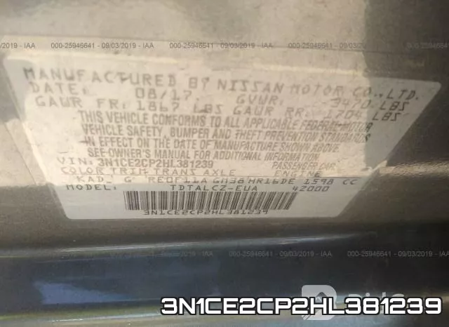 3N1CE2CP2HL381239 фото 10