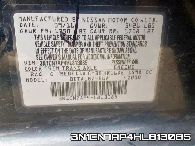 3N1CN7AP4HL813085 фото 2