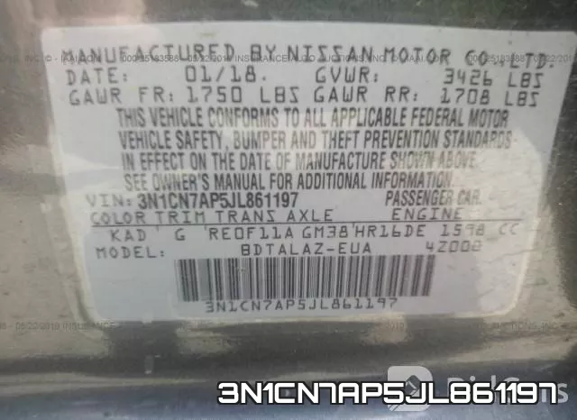 3N1CN7AP5JL861197 фото 10