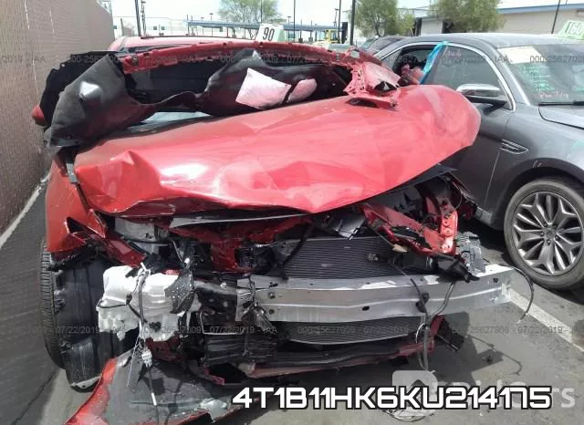 4T1B11HK6KU214175 фото 7