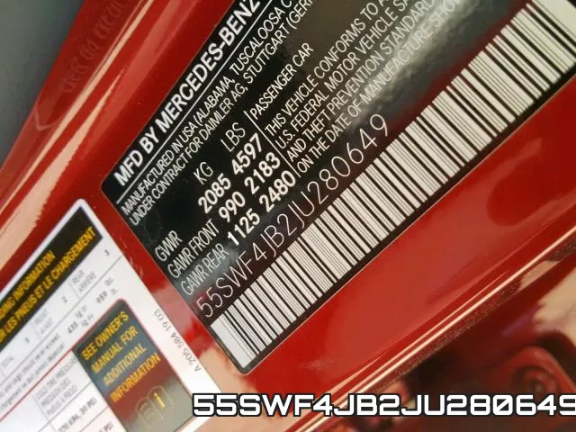 55SWF4JB2JU280649 фото 2
