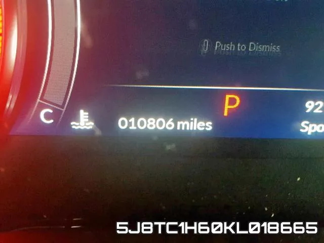 5J8TC1H60KL018665 фото 9