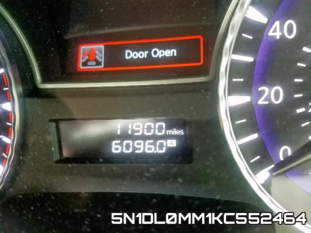 5N1DL0MM1KC552464 фото 9