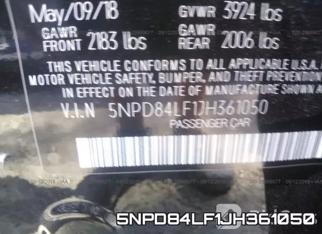 5NPD84LF1JH361050 фото 10
