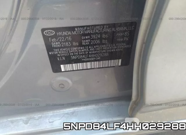 5NPD84LF4HH029288 фото 10