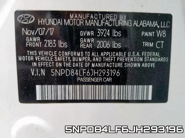 5NPD84LF6JH293196 фото 2
