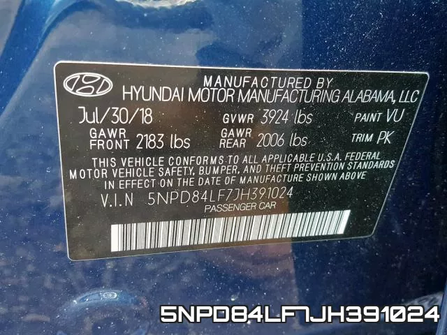 5NPD84LF7JH391024 фото 2