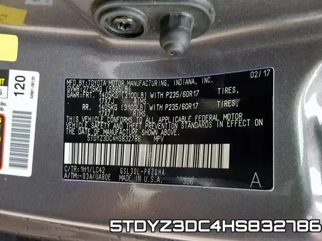 5TDYZ3DC4HS832786 фото 2