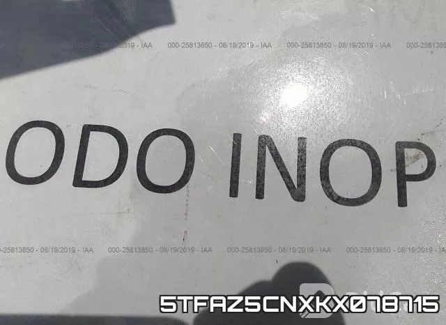 5TFAZ5CNXKX078715 фото 8