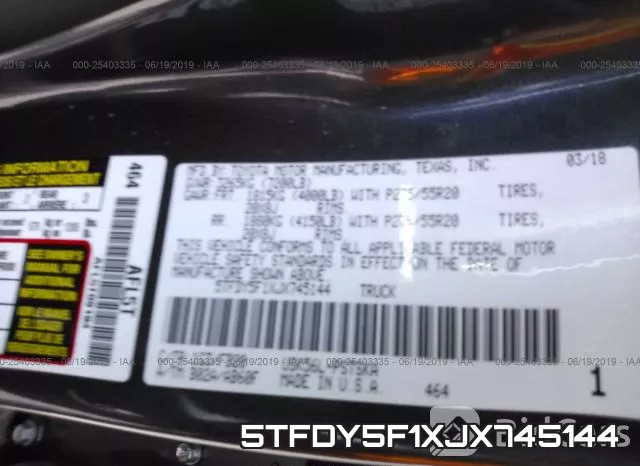 5TFDY5F1XJX745144 фото 10