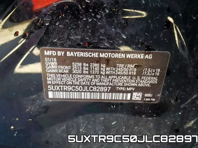 5UXTR9C50JLC82897 фото 2