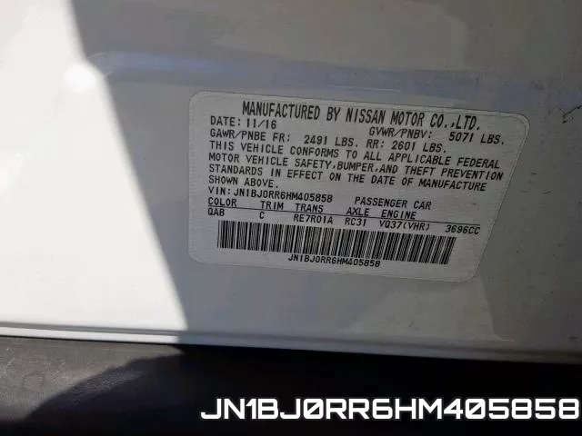 JN1BJ0RR6HM405858 фото 2