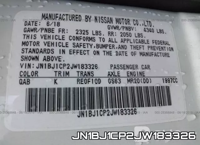 JN1BJ1CP2JW183326 фото 10