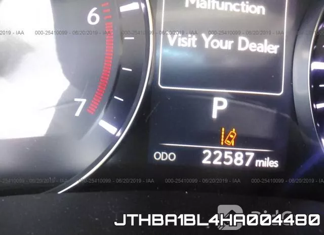 JTHBA1BL4HA004480 фото 8