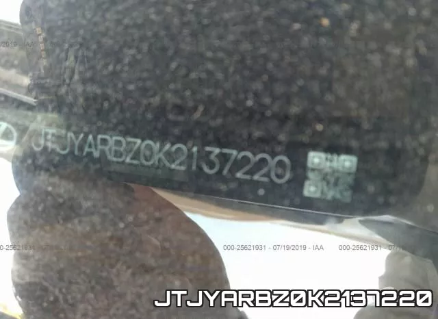 JTJYARBZ0K2137220 фото 10
