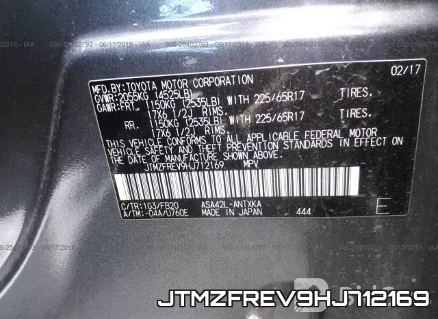JTMZFREV9HJ712169 фото 10