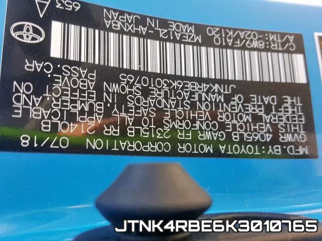 JTNK4RBE6K3010765 фото 2