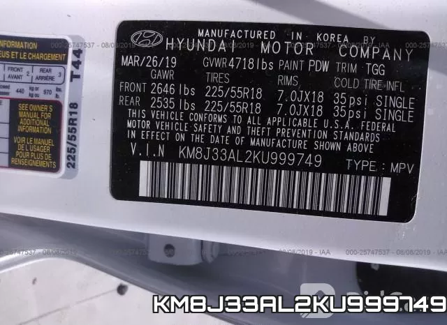 KM8J33AL2KU999749 фото 10