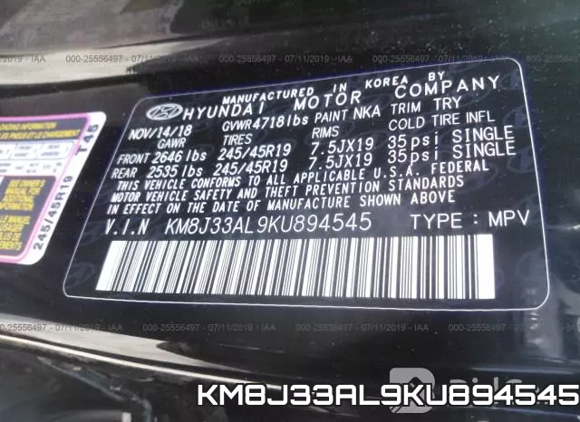 KM8J33AL9KU894545 фото 10