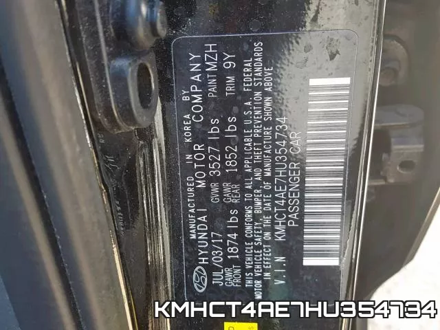 KMHCT4AE7HU354734 фото 2