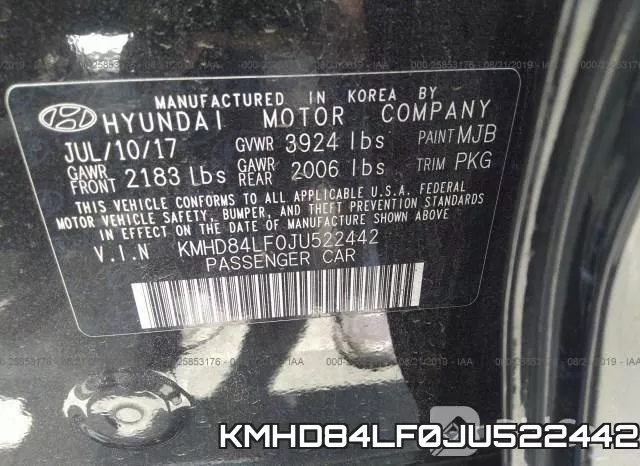 KMHD84LF0JU522442 фото 10