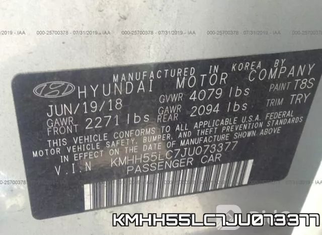 KMHH55LC7JU073377 фото 10