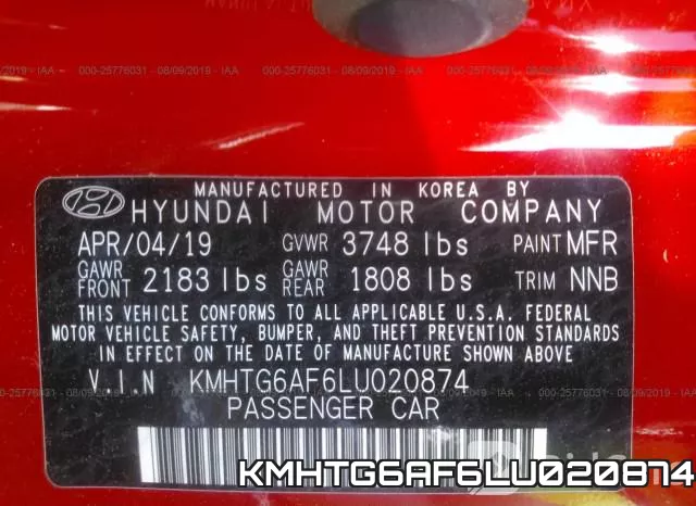 KMHTG6AF6LU020874 фото 10