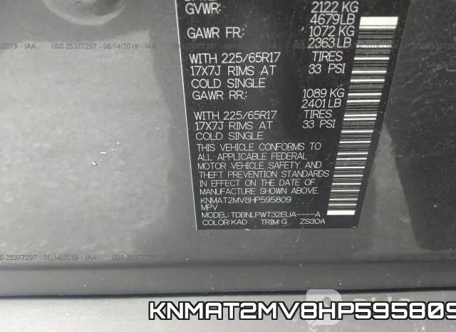 KNMAT2MV8HP595809 фото 10