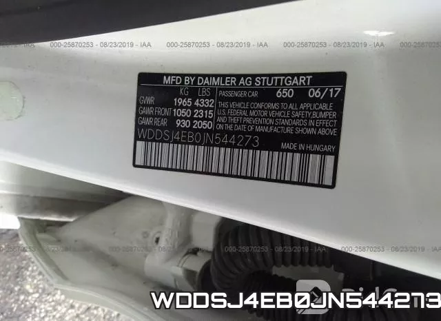WDDSJ4EB0JN544273 фото 10