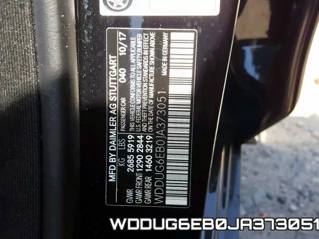 WDDUG6EB0JA373051 фото 2