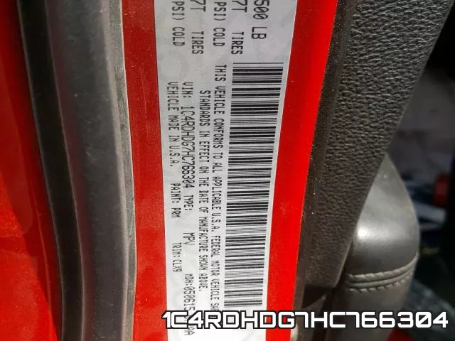 1C4RDHDG7HC766304 фото 2