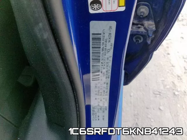 1C6SRFDT6KN841243 фото 2