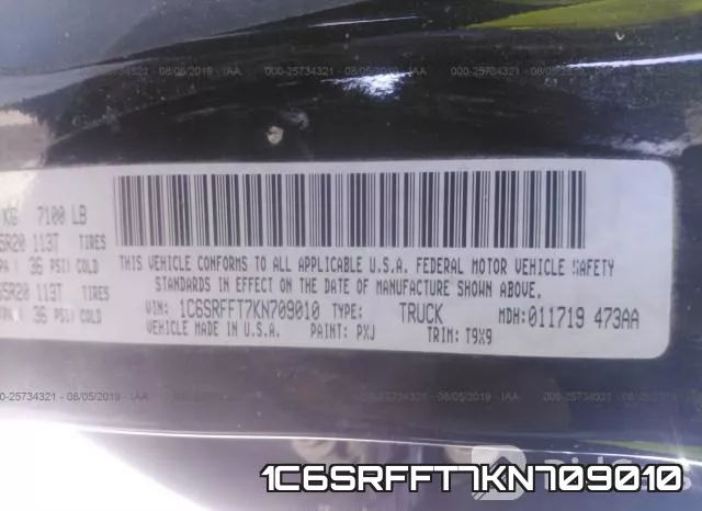 1C6SRFFT7KN709010 фото 10