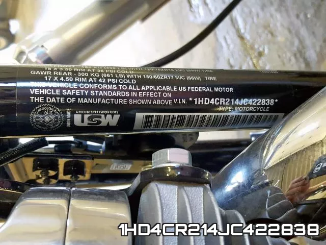 1HD4CR214JC422838 фото 2