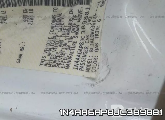 1N4AA6AP8JC389881 фото 10
