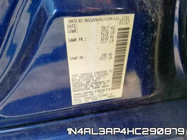 1N4AL3AP4HC290879 фото 2