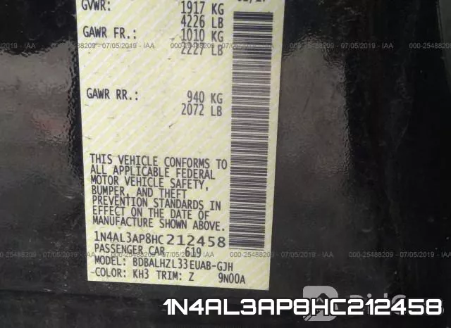 1N4AL3AP8HC212458 фото 10